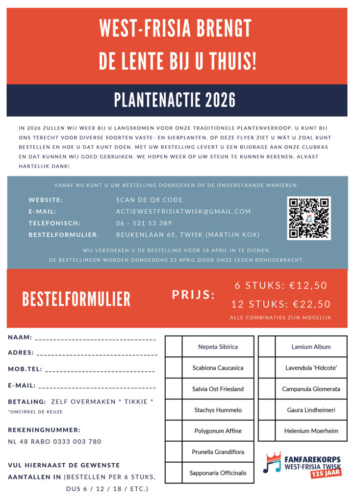 Bloemen- en plantenactie